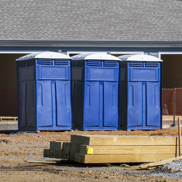 what is the cost difference between standard and deluxe porta potty rentals in Frankfort